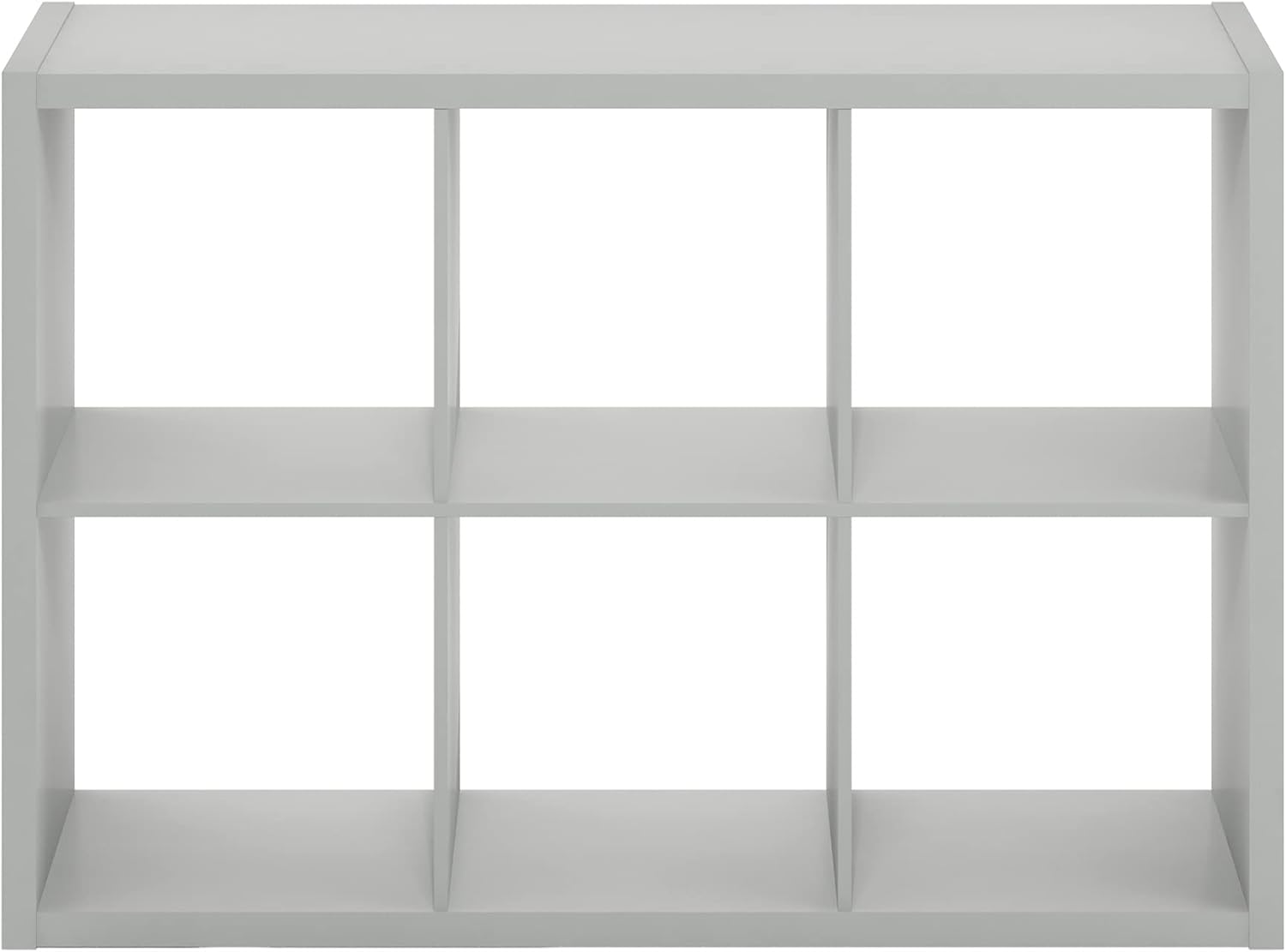 6-Cube Bookshelf, Reversible Open Display Bookcase, Modern Storage Organizer Shelf for Living Room, Bedroom & Home Office