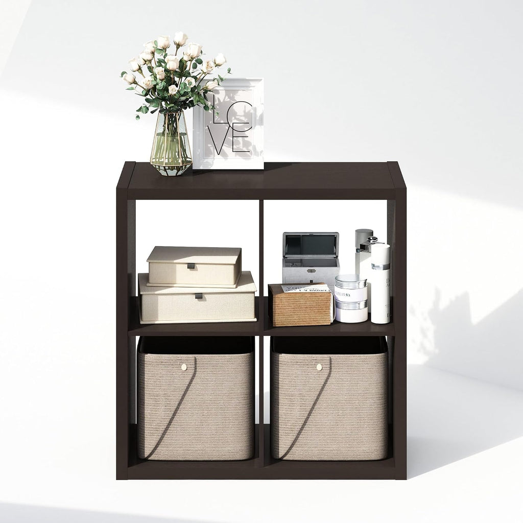Cube Closet Organizer Storage Shelf, Modular Open Storage Rack for Clothes, Shoes & Bins, Wooden Cube Organizer for Bedroom & Closet